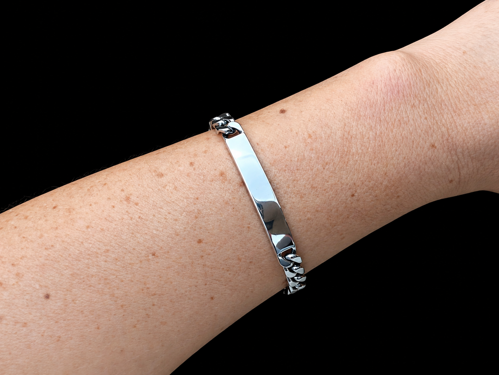 ID-Armband / Namensarmband - 925 Sterling Silber - ca. 20 cm - unisex