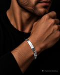ID-Armband / Namensarmband - 925 Sterling Silber - ca. 19 cm - unisex