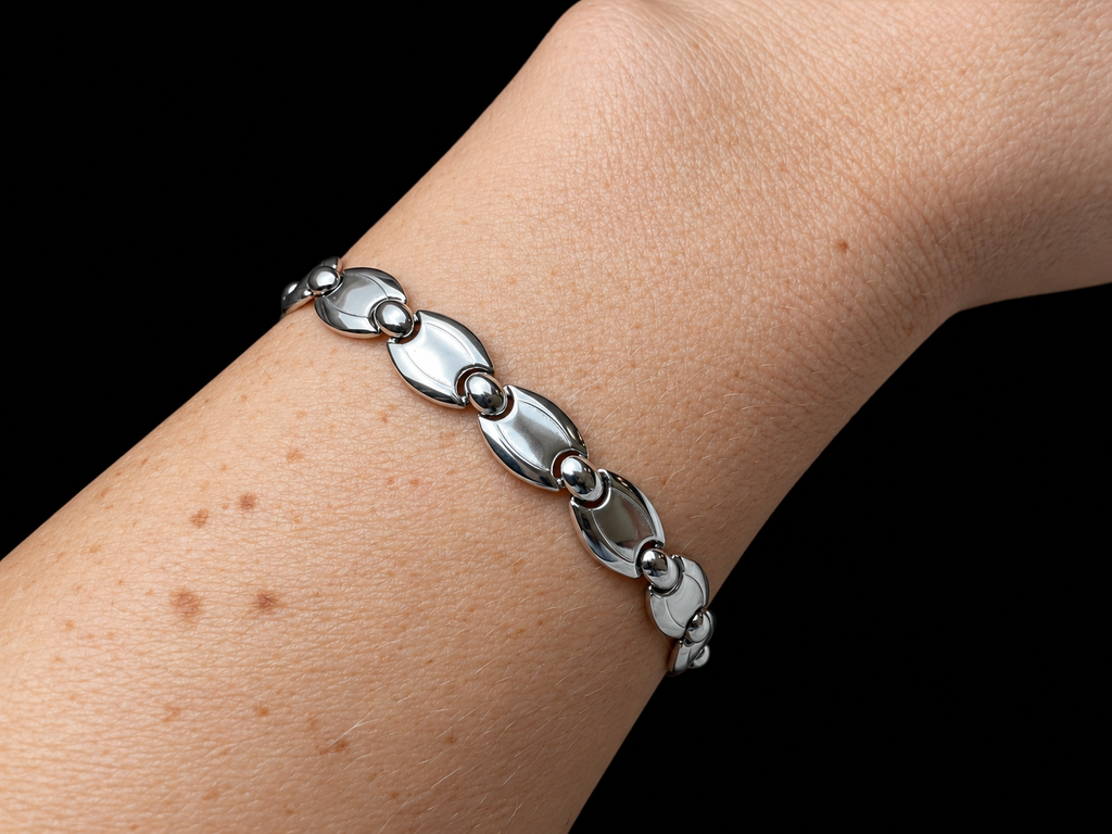 Modernes Armband - 925 Sterling Silber - ca. 19 cm - unisex