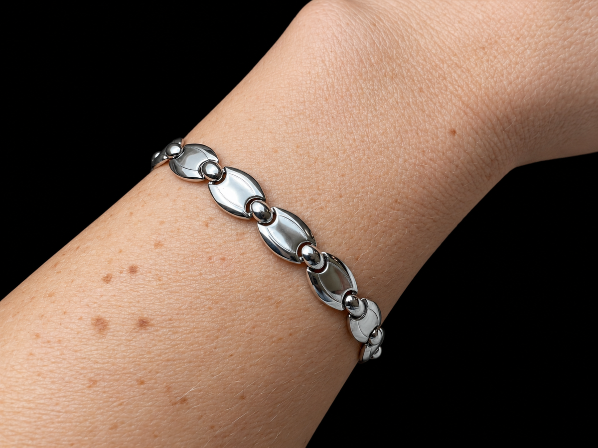 Modernes Armband - 925 Sterling Silber - ca. 19 cm - unisex
