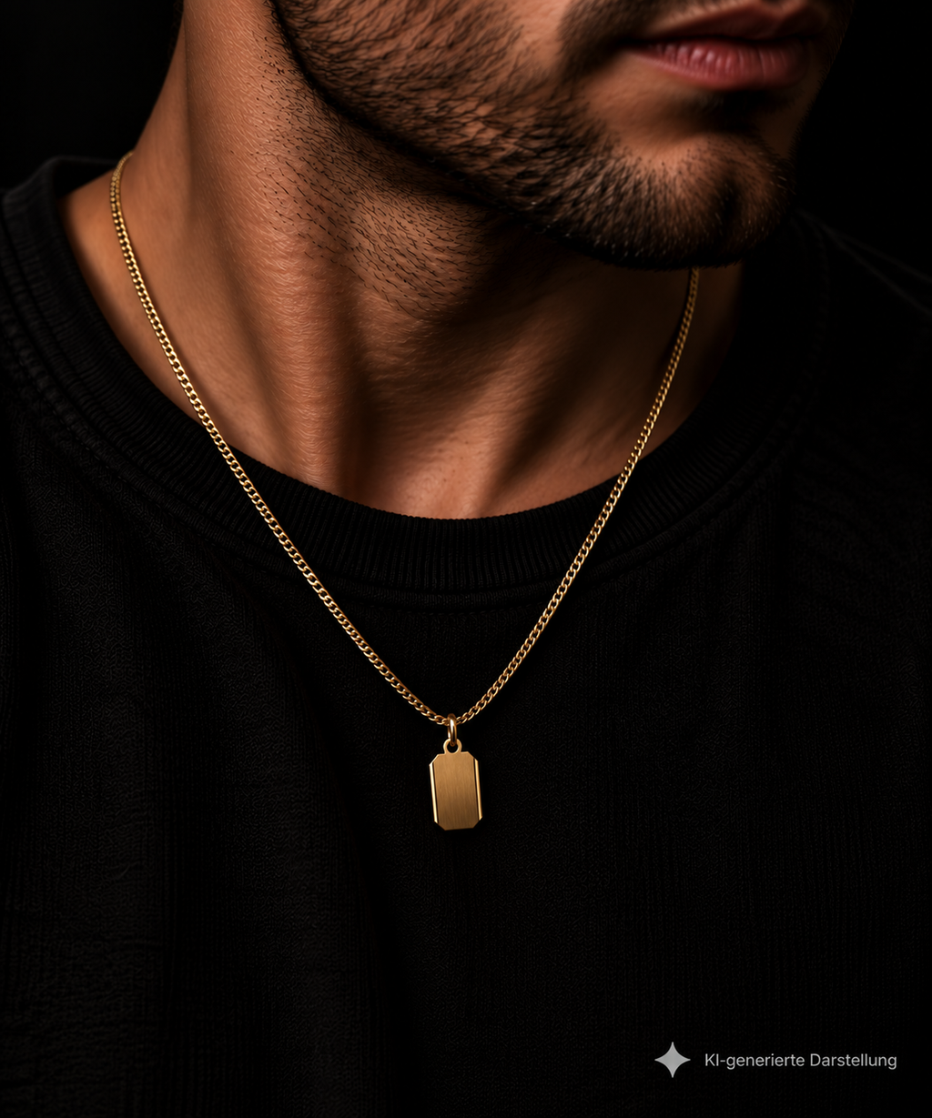 Gravurplatten-Kollektion · Sternzeichen · 585 Gelbgold • Unisex