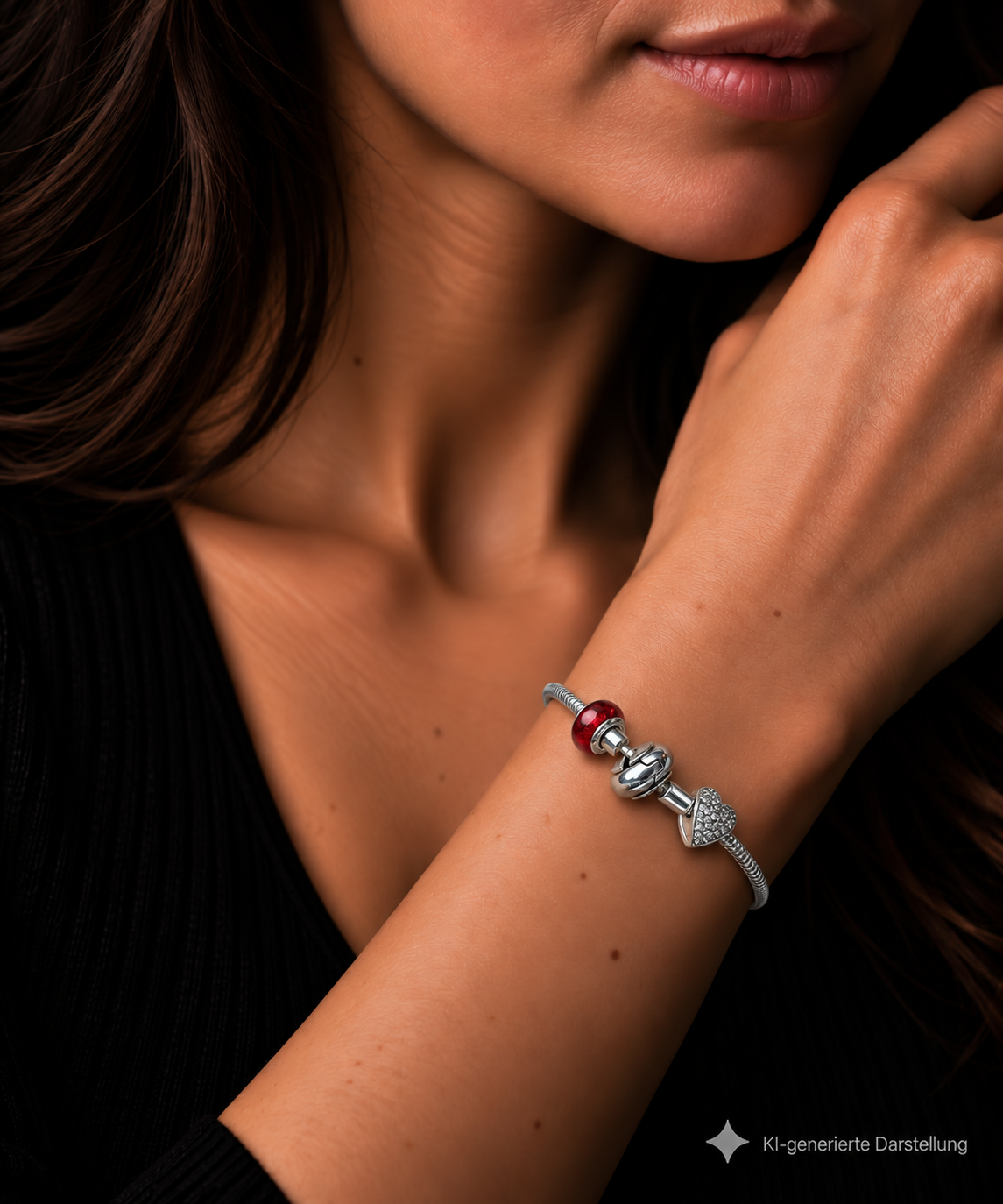 "Schlangenkette" Armband für Perlen & Charms - 925 Sterling Silber - ab 19 cm