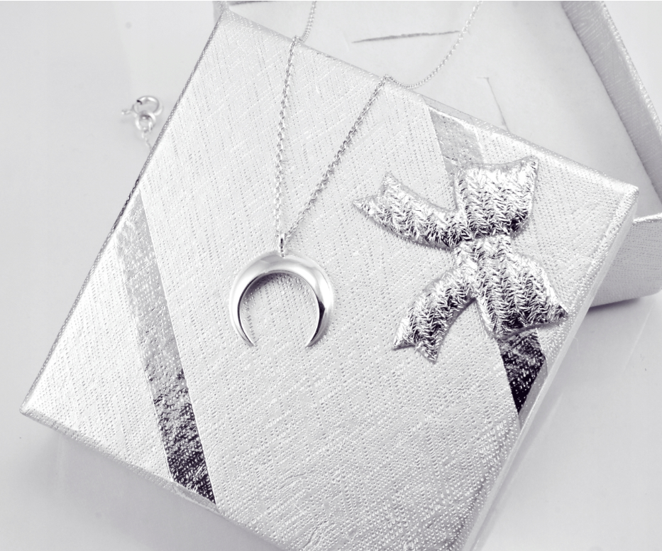 kl. Kollektion "Luna" · 925 Sterling Silber · Sichelmond · Symbolik
