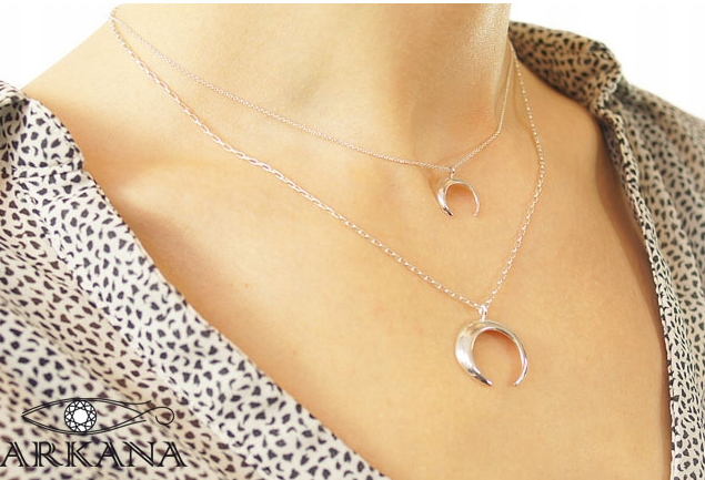 kl. Kollektion "Luna" · 925 Sterling Silber · Sichelmond · Symbolik