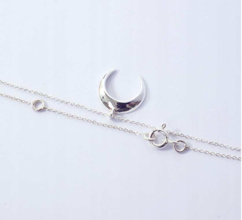 kl. Kollektion "Luna" · 925 Sterling Silber · Sichelmond · Symbolik