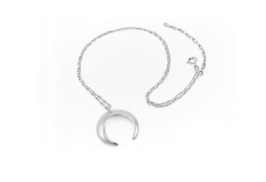Collier "Luna" · 925 Sterling Silber · Sichelmond · Symbolik