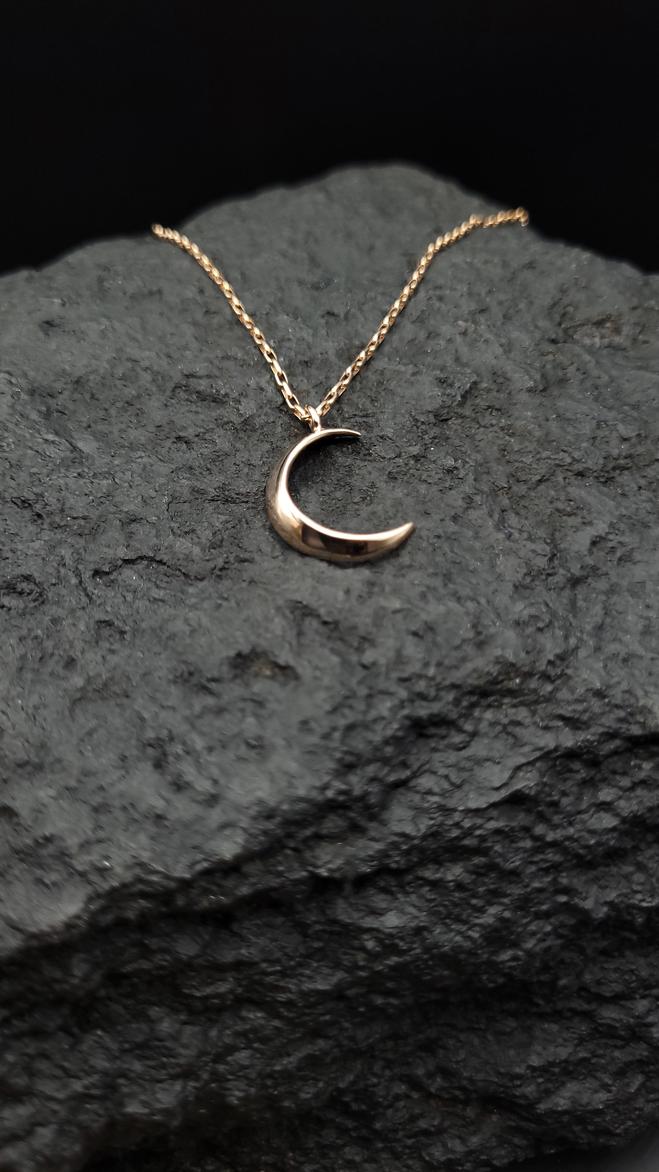 Collier "Luna" · 925 Sterling Silber · Sichelmond · Symbolik