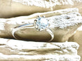 Luxus Diamondring / Verlobungsring „Classic“  – 585er Weißgold - Nr. 53 (13)