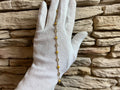 585er Gold Armband "Vintage" - Länge: 18 cm - Honigbernstein - UNIKAT