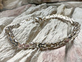 massives Armband "Königskette" - 925 Sterling Silber - 19,5 - 22 cm