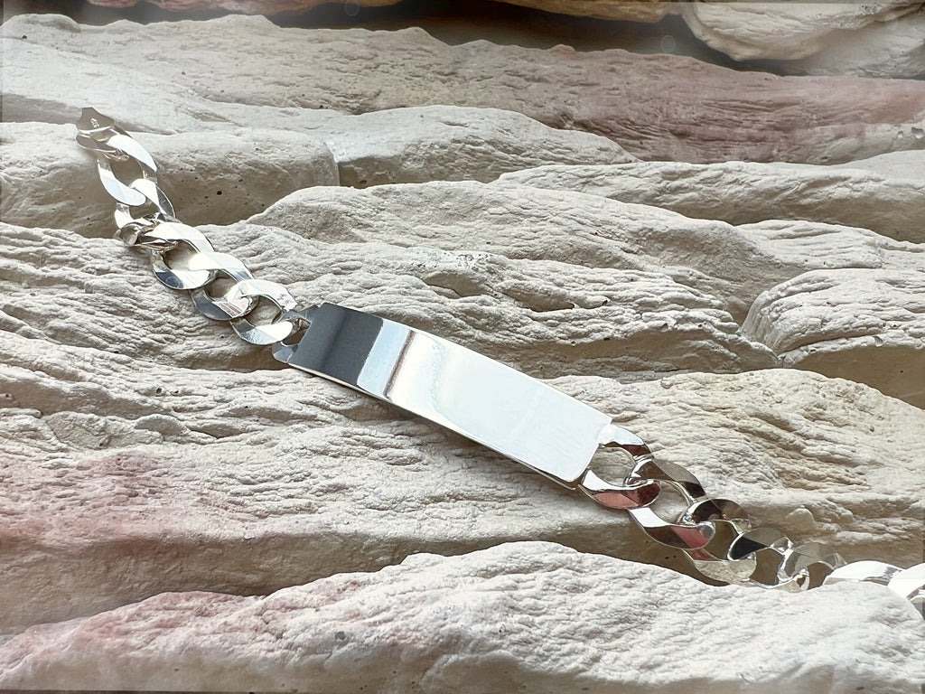 ID-Armband / Namensarmband - 925 Sterling Silber - ca. 19 cm - unisex