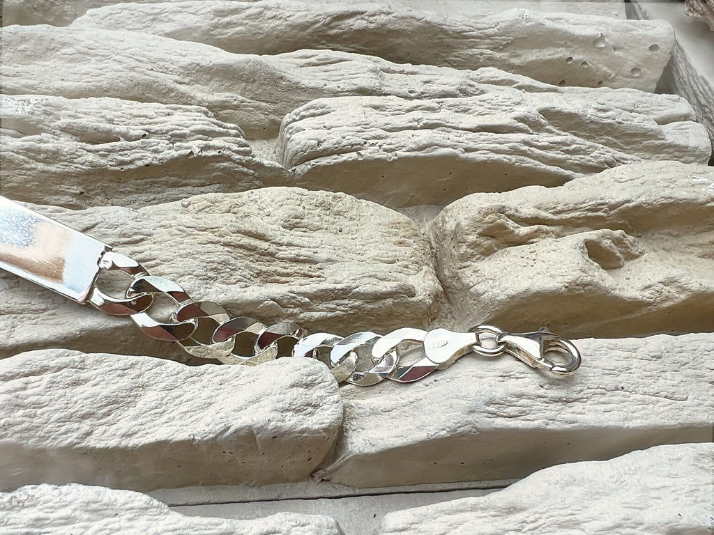 ID-Armband / Namensarmband - 925 Sterling Silber - ca. 19 cm - unisex