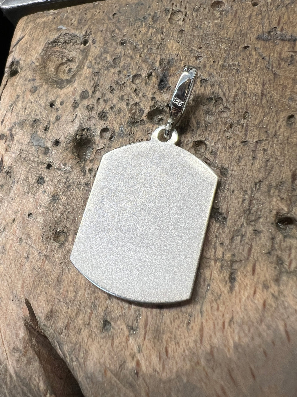 925 Sterling Silber Doppeltanhänger Schutzengel | Gravur | unisex