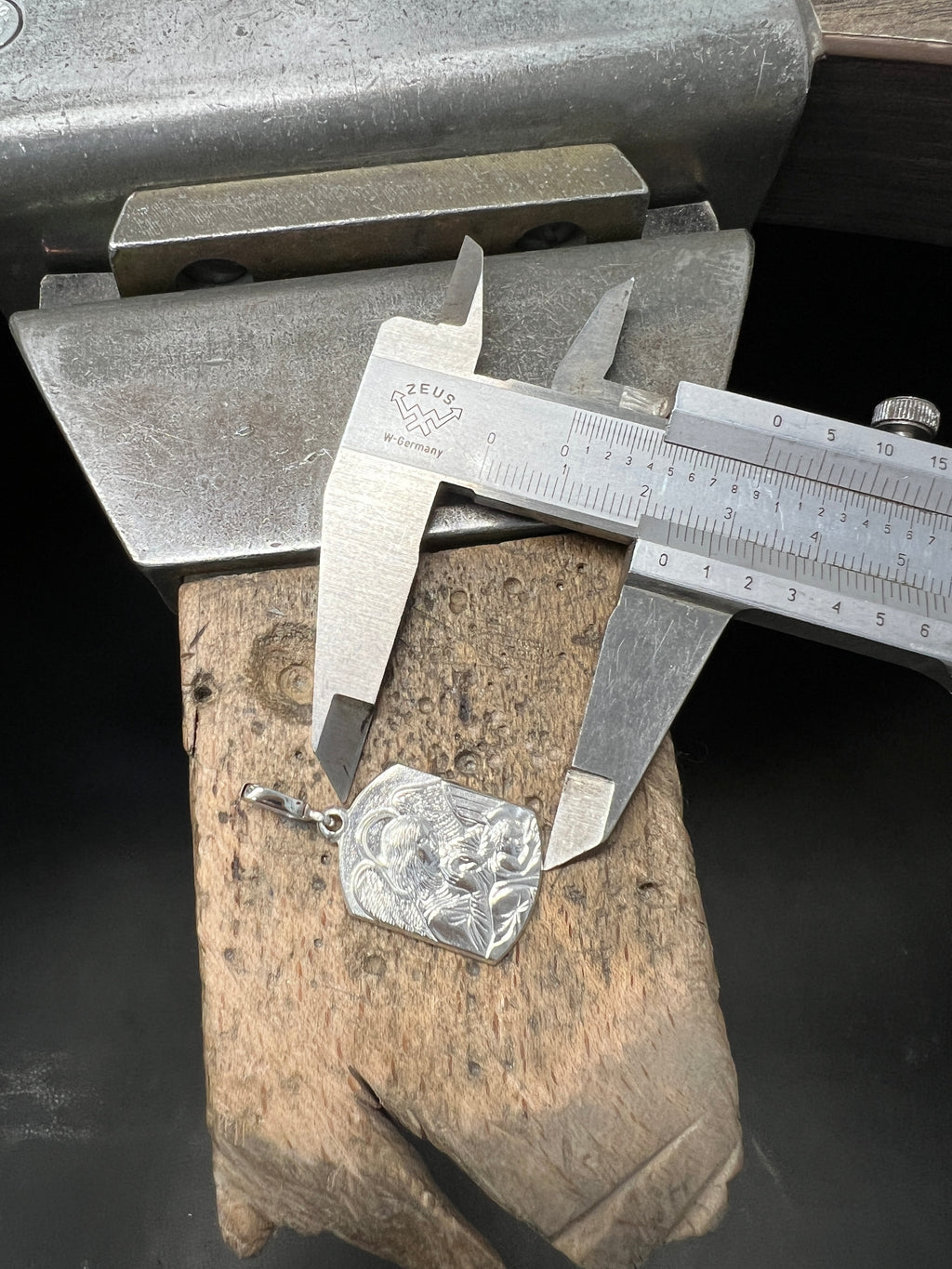 925 Sterling Silber Doppeltanhänger Schutzengel | Gravur | unisex