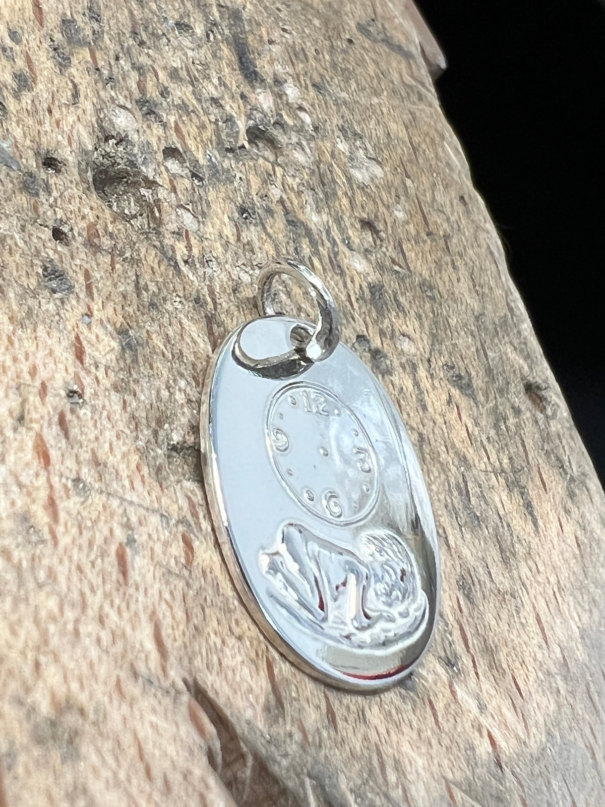 925 Sterling Silber Doppeltanhänger Geburtsmoment | Gravur | unisex