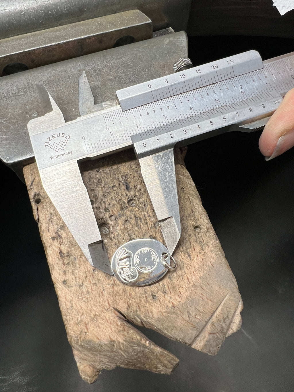 925 Sterling Silber Doppeltanhänger Geburtsmoment | Gravur | unisex