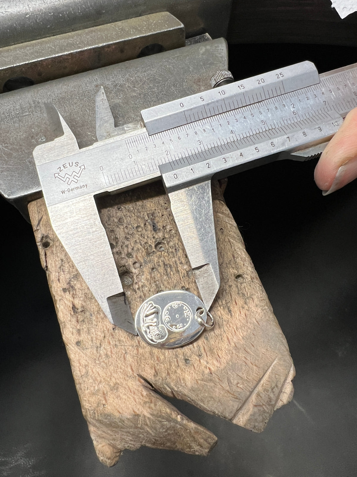 925 Sterling Silber Doppeltanhänger Geburtsmoment | Gravur | unisex