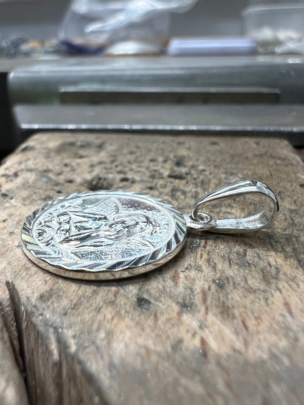 925 Sterling Silber Doppeltanhänger Schutzengel | Gravur | unisex