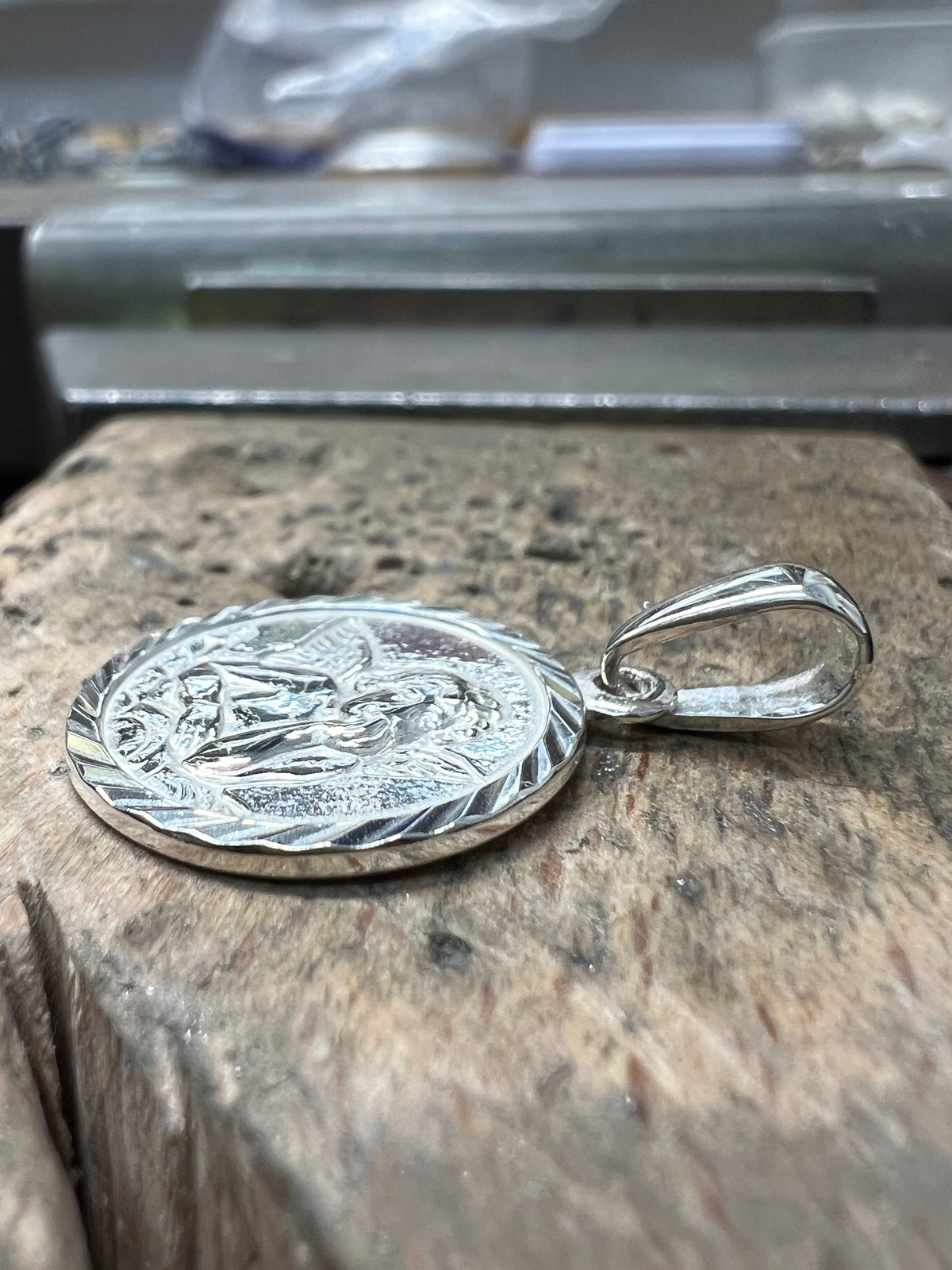 925 Sterling Silber Doppeltanhänger Schutzengel | Gravur | unisex