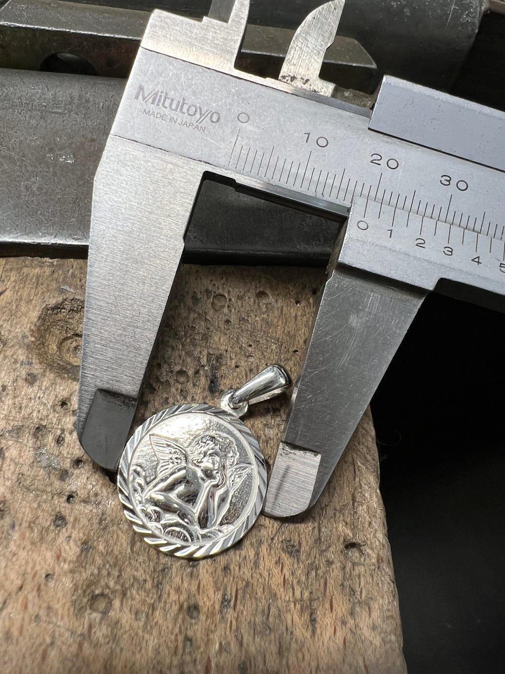 925 Sterling Silber Doppeltanhänger Schutzengel | Gravur | unisex