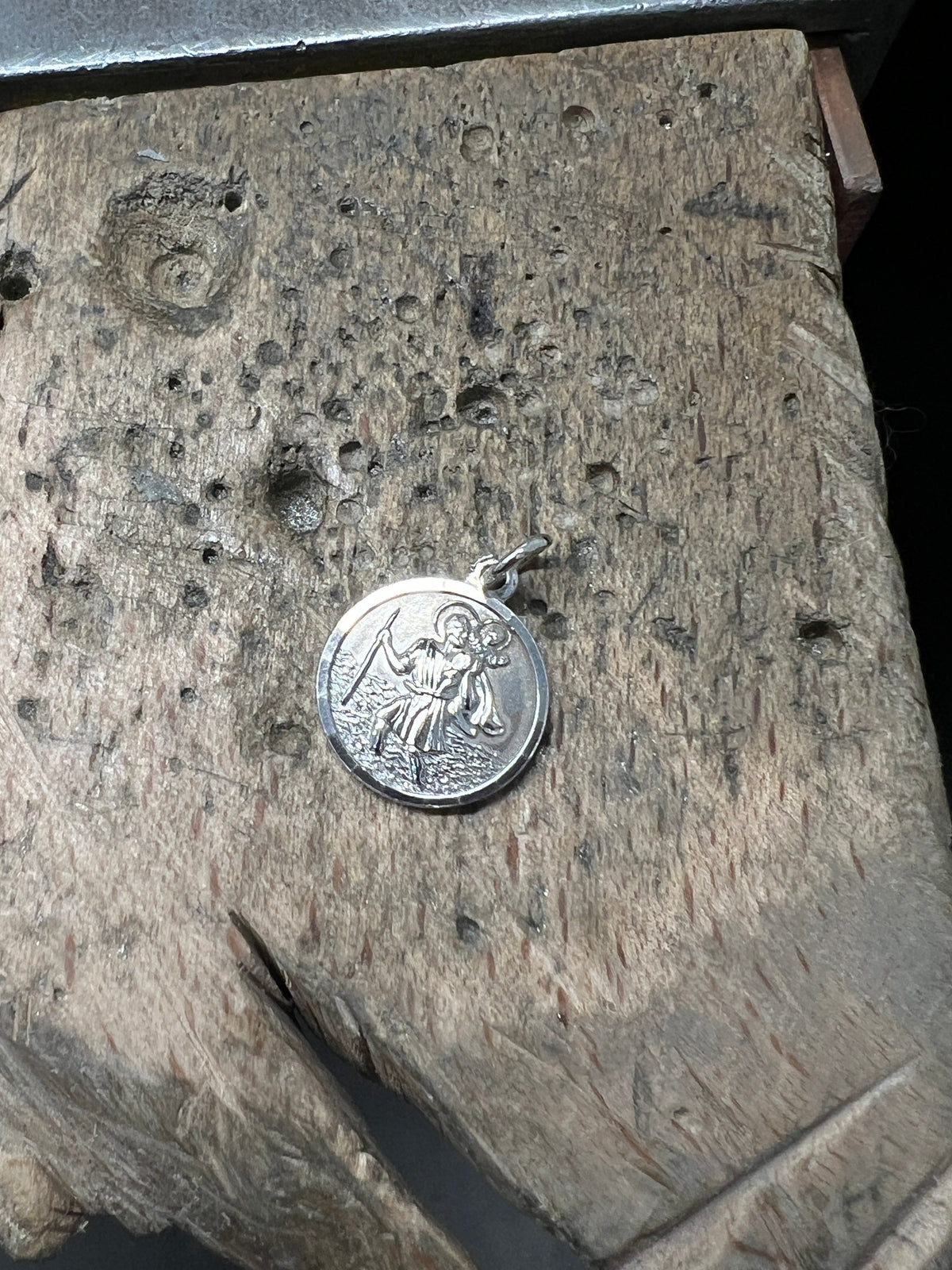 925 Sterling Silber Doppeltanhänger Schutzpatron | Gravur | unisex