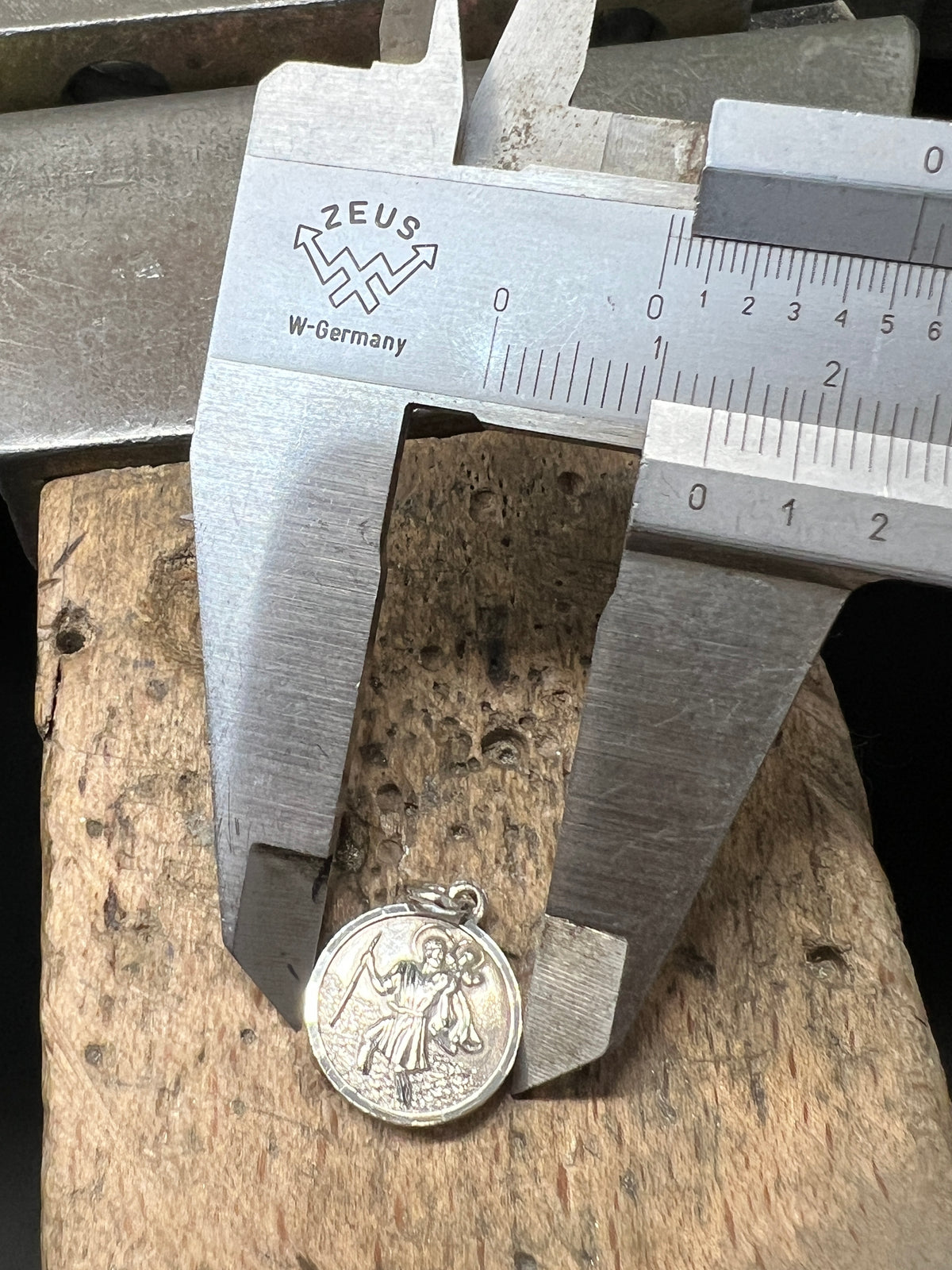 925 Sterling Silber Doppeltanhänger Schutzpatron | Gravur | unisex