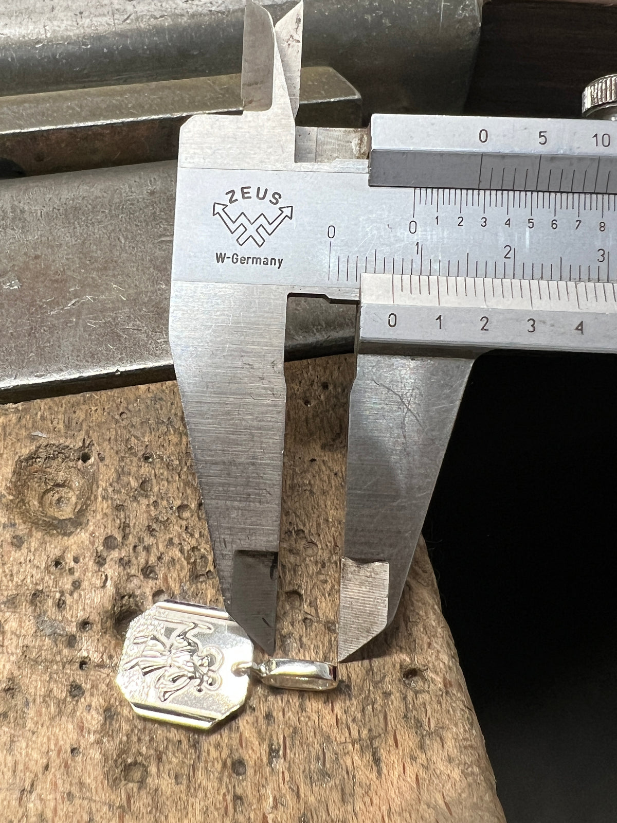 925 Sterling Silber Doppeltanhänger Schutzpatron | Gravur | unisex
