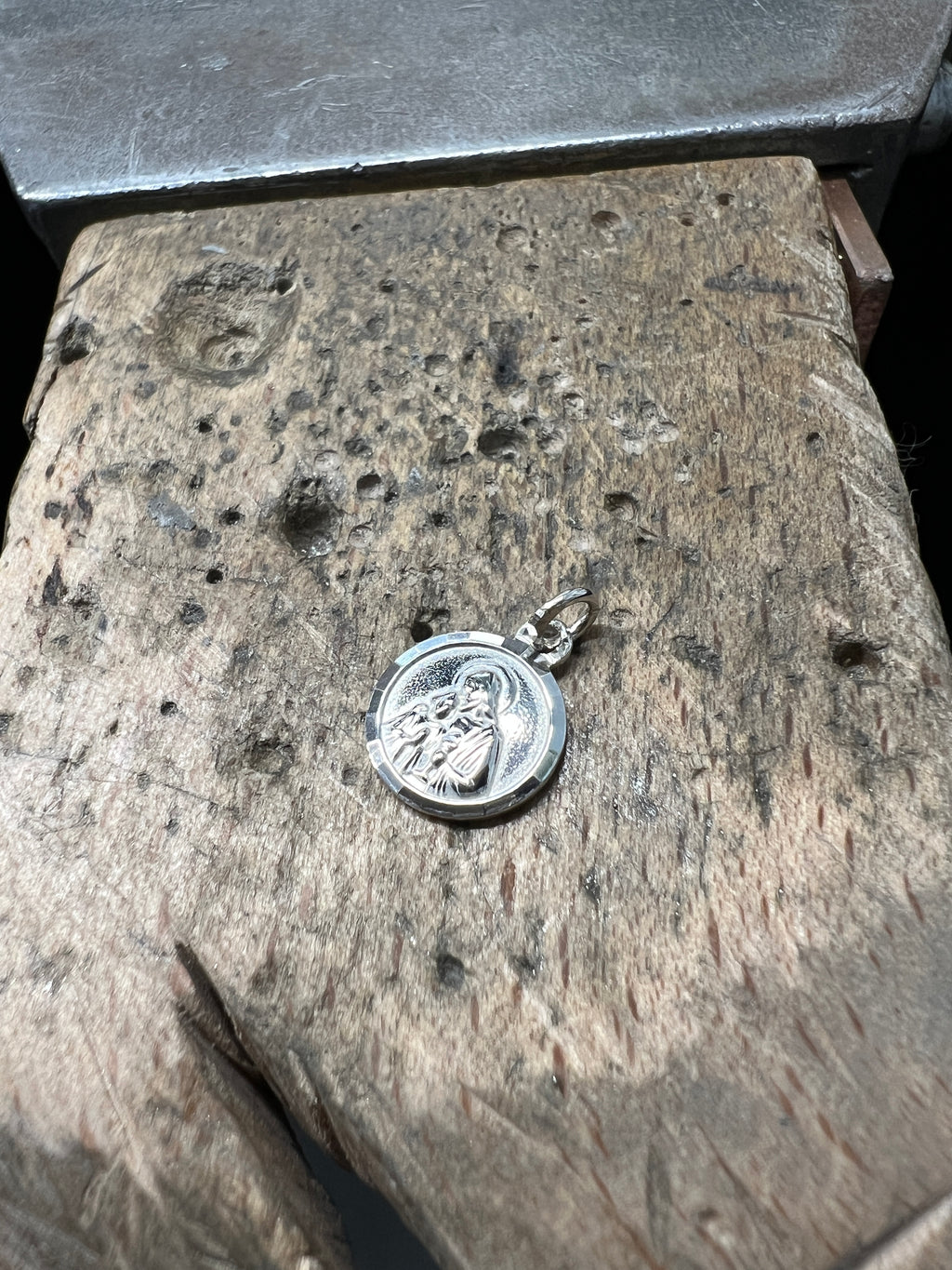 925 Sterling Silber Doppeltanhänger „Kommunionsmoment“ | Gravur