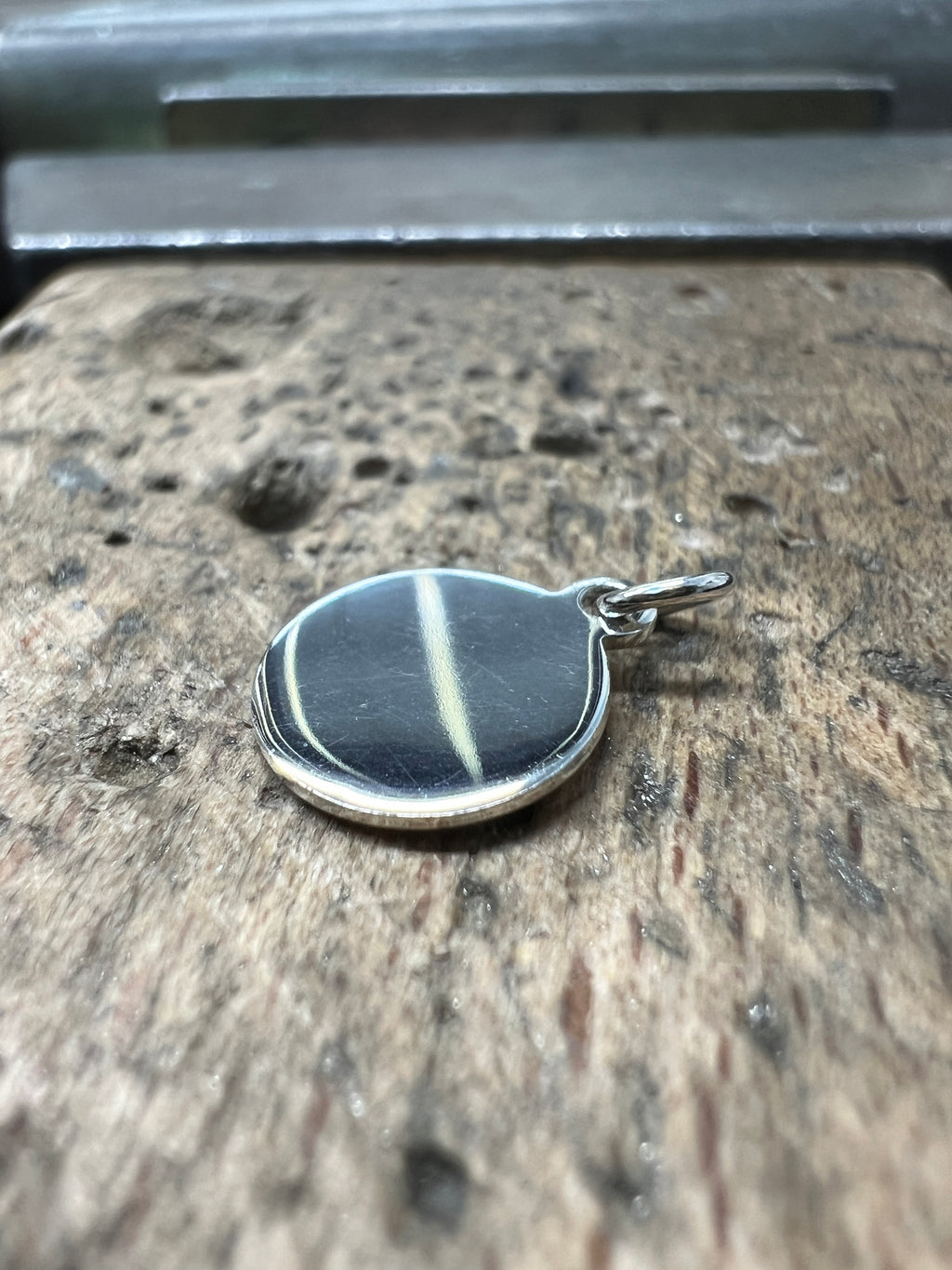 925 Sterling Silber Doppeltanhänger „Kommunionsmoment“ | Gravur