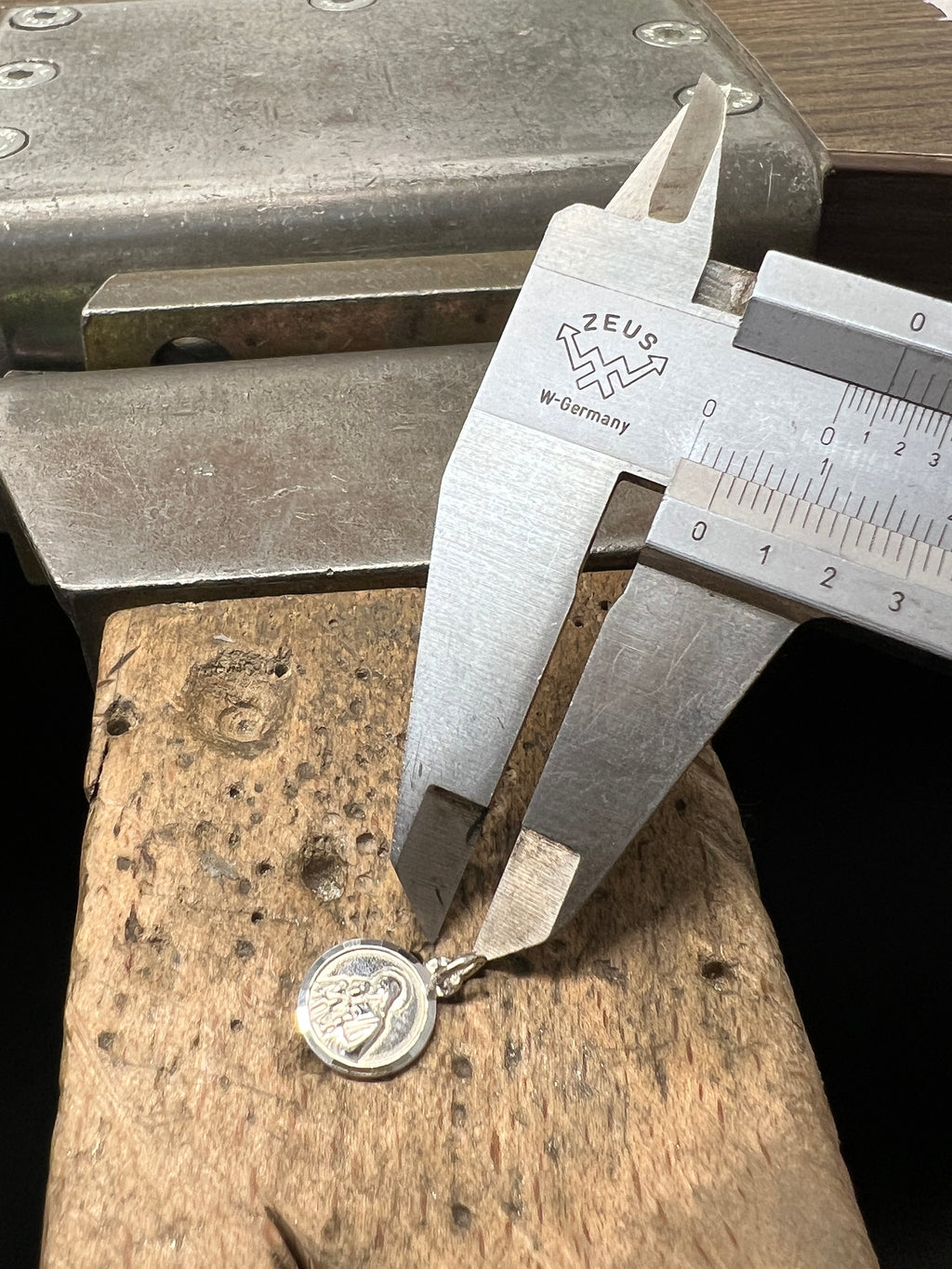 925 Sterling Silber Doppeltanhänger „Kommunionsmoment“ | Gravur