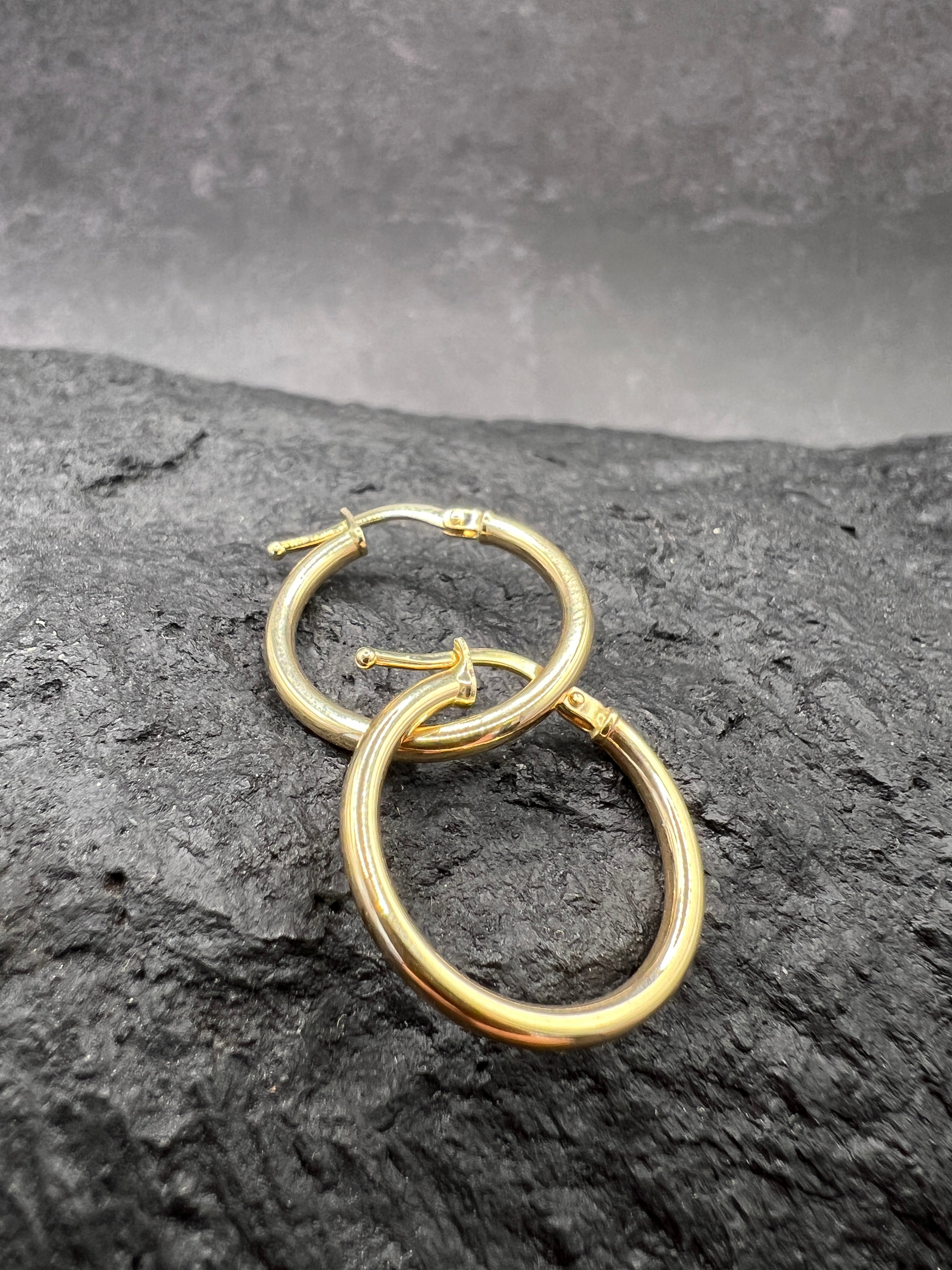 Ohrringe "Creole Klassik" · 585 Gold · Gelbgold · unisex