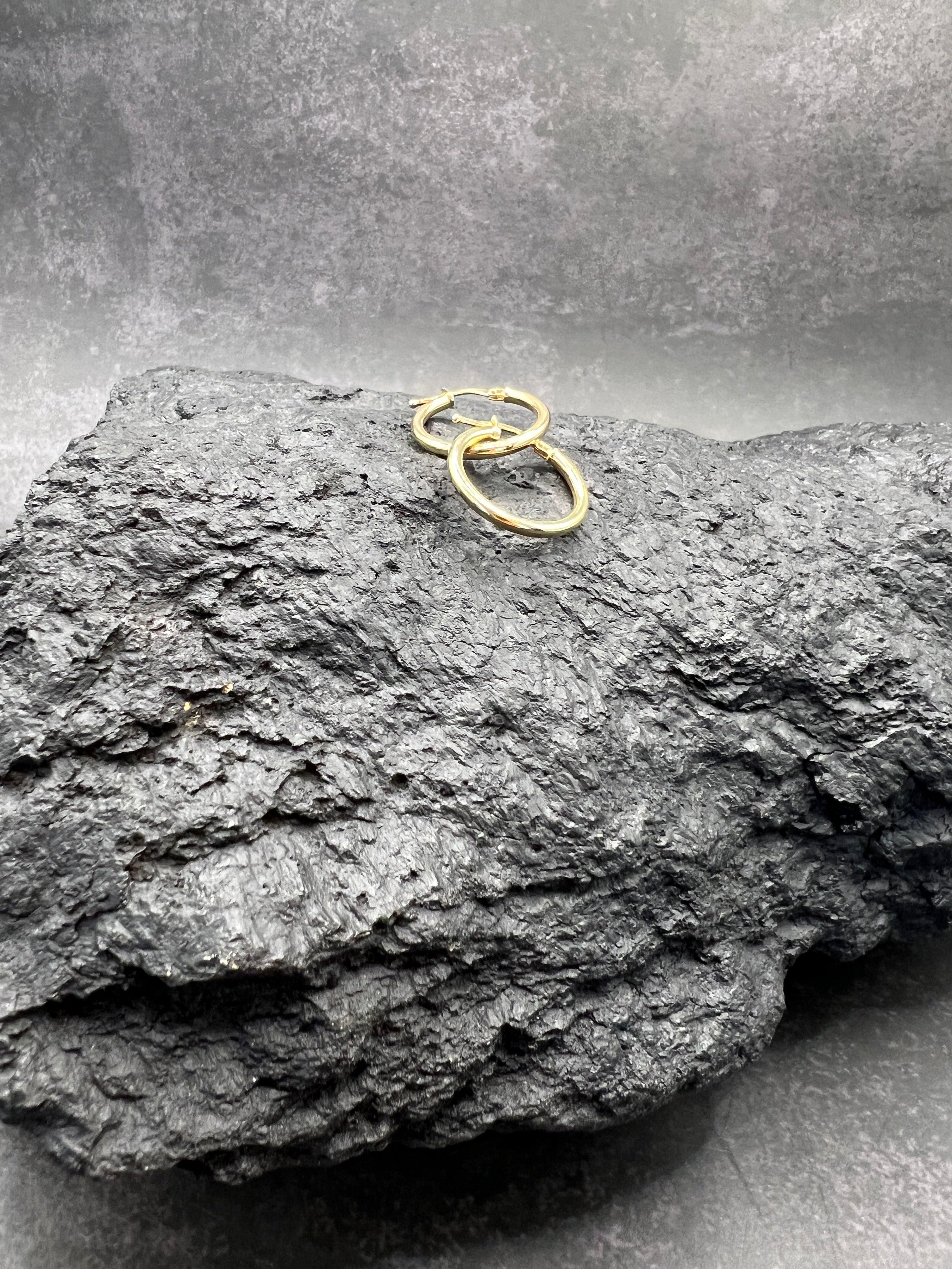 Ohrringe "Creole Klassik" · 585 Gold · Gelbgold · unisex