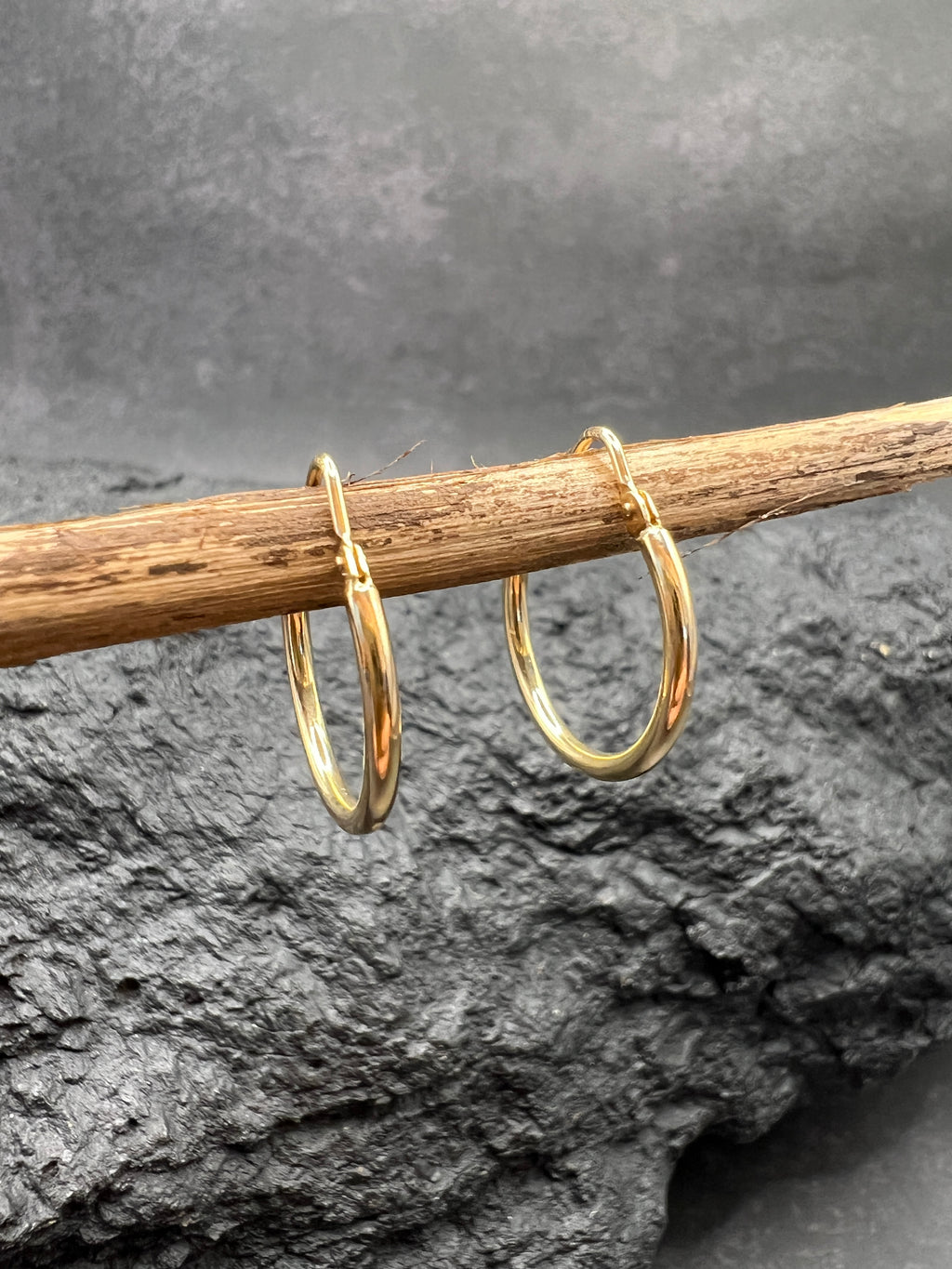 Ohrringe "Creolen Klassik" · 585 Gold · Gelbgold · unisex