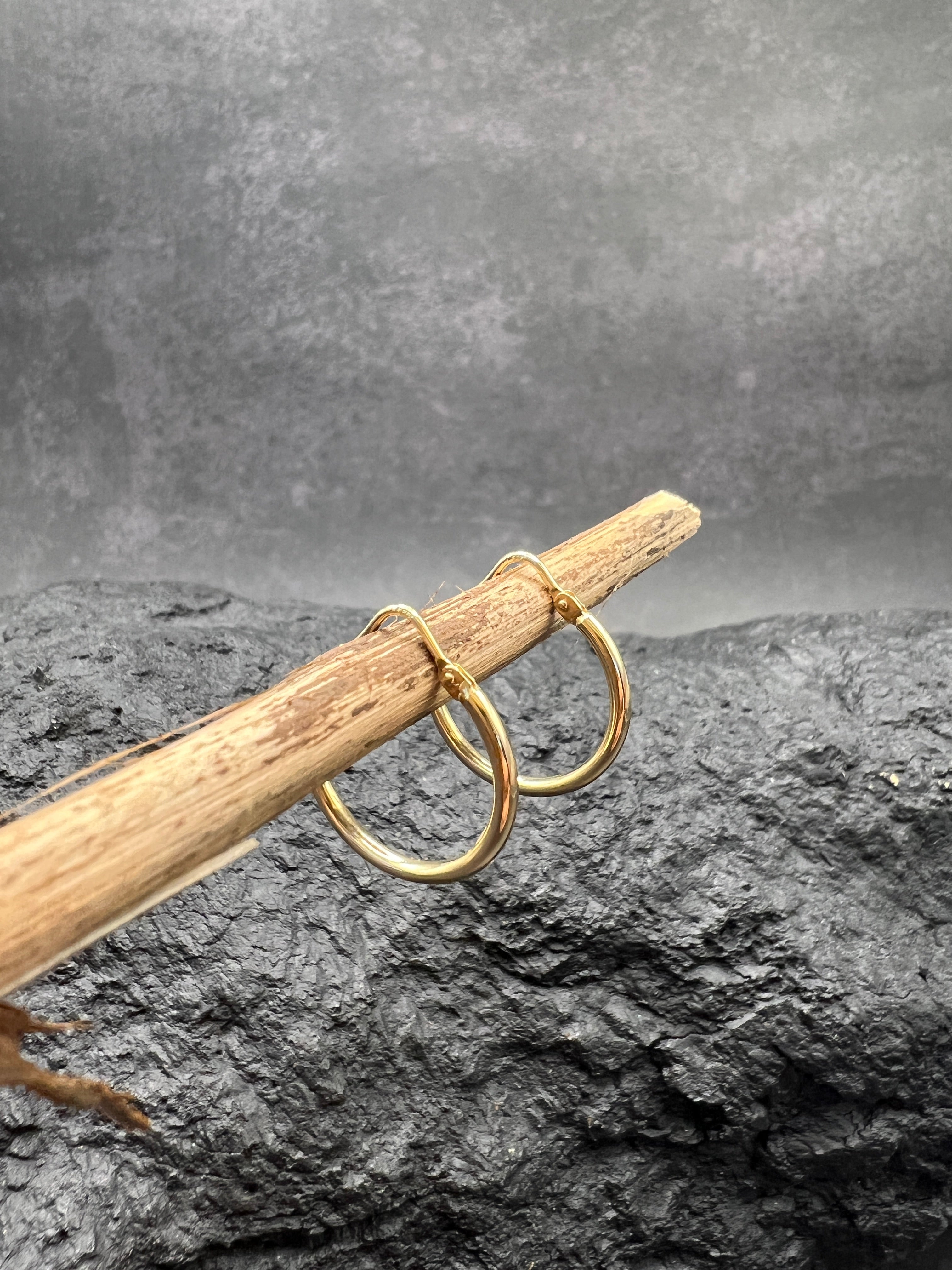 Ohrringe "Creolen Klassik" · 585 Gold · Gelbgold · unisex