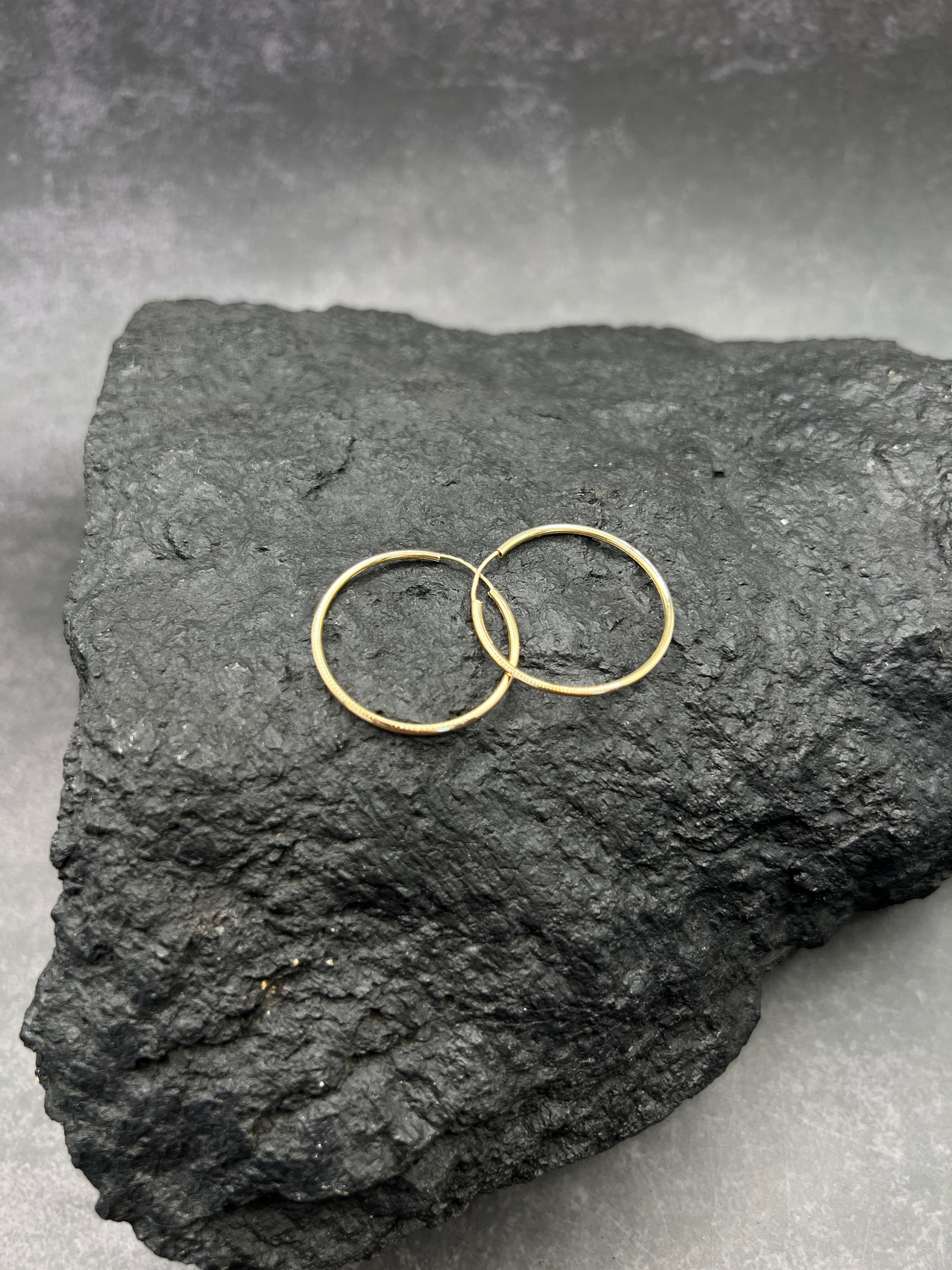 Ohrringe "Creolen Klassik" · 585 Gold · Gelbgold · unisex