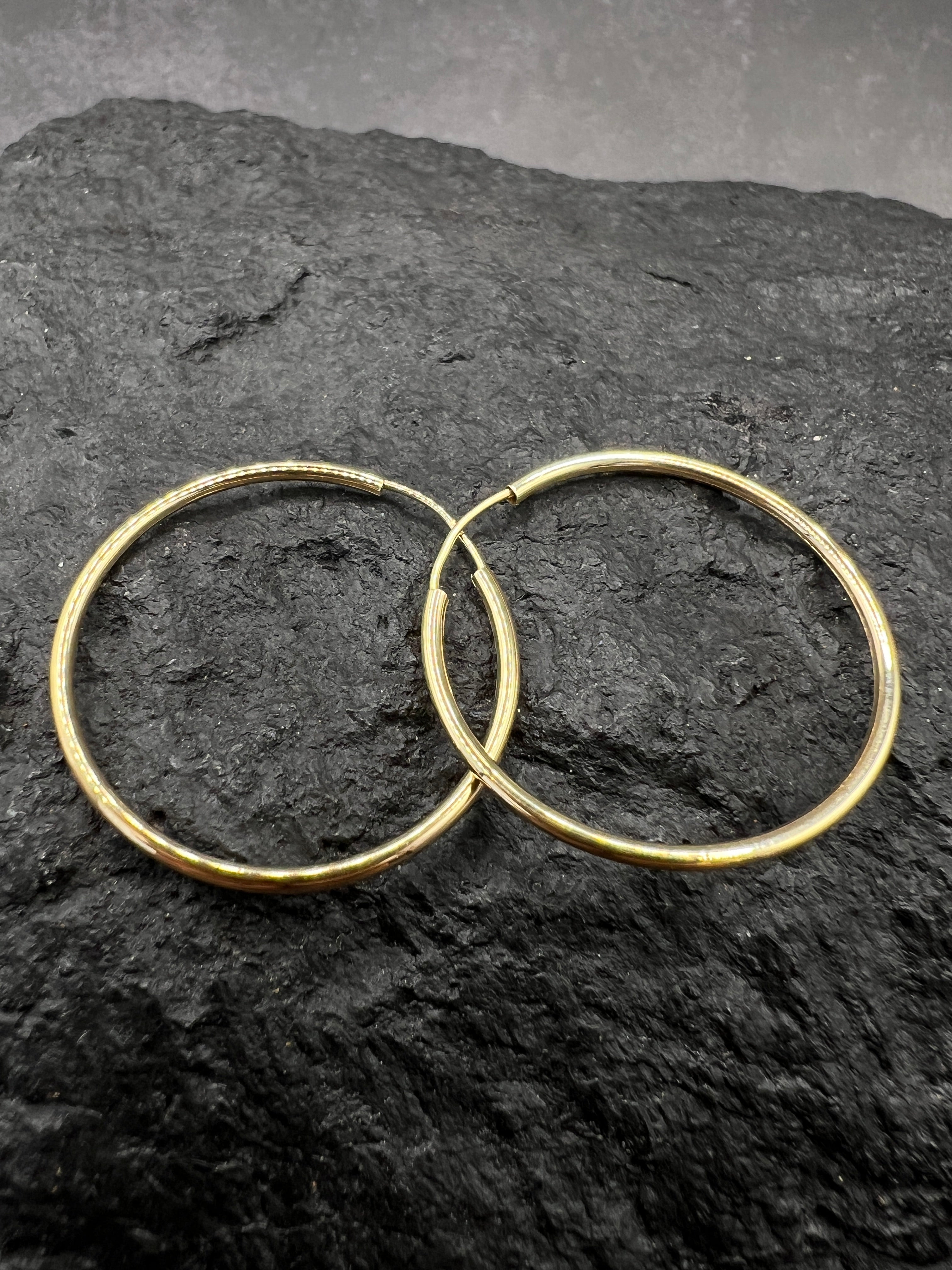 Ohrringe "Creolen Klassik" · 585 Gold · Gelbgold · unisex