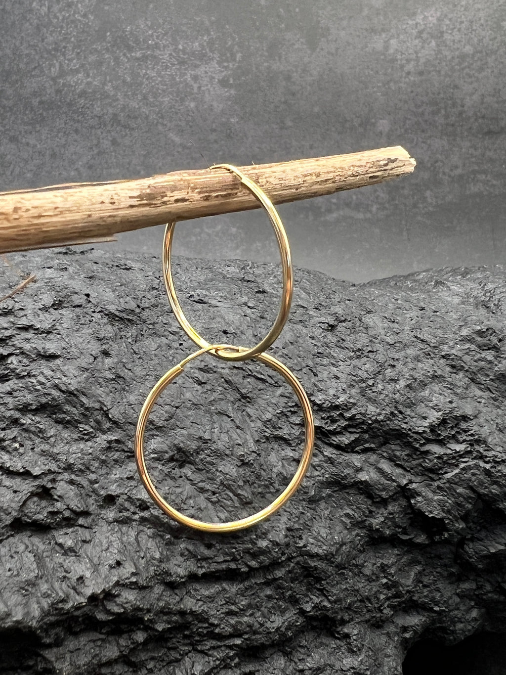 Ohrringe "Creolen Klassik" · 585 Gold · Gelbgold · unisex