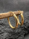 Ohrringe "Creolen Klassik" · 585 Gold · Gelbgold · Glanz