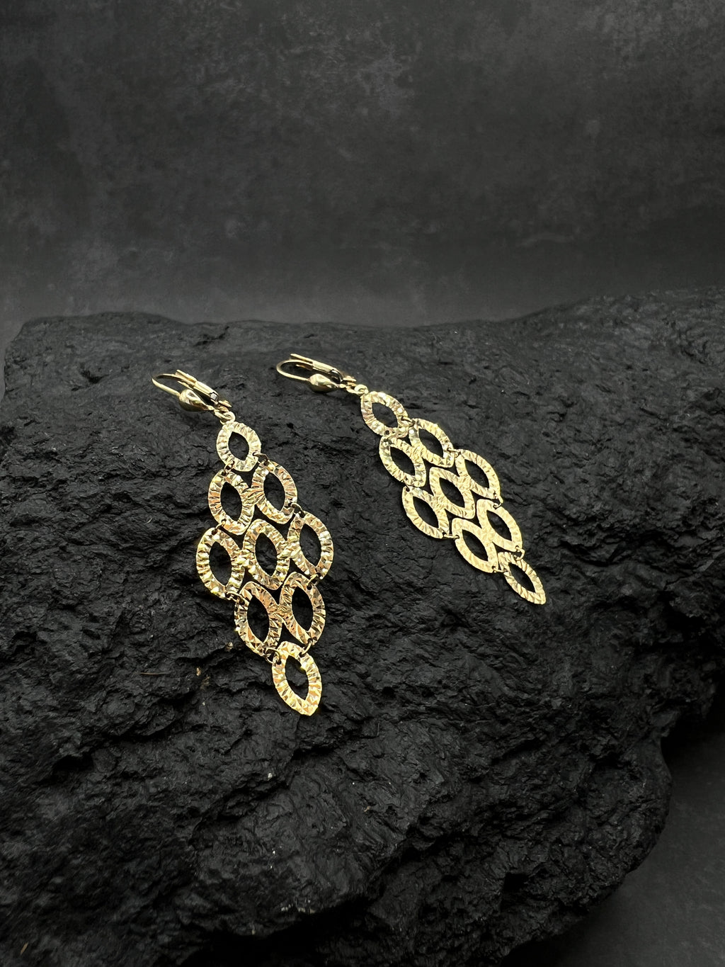 Ohrringe "Eleganz" · 585 Gold · Gelbgold  · Hänger