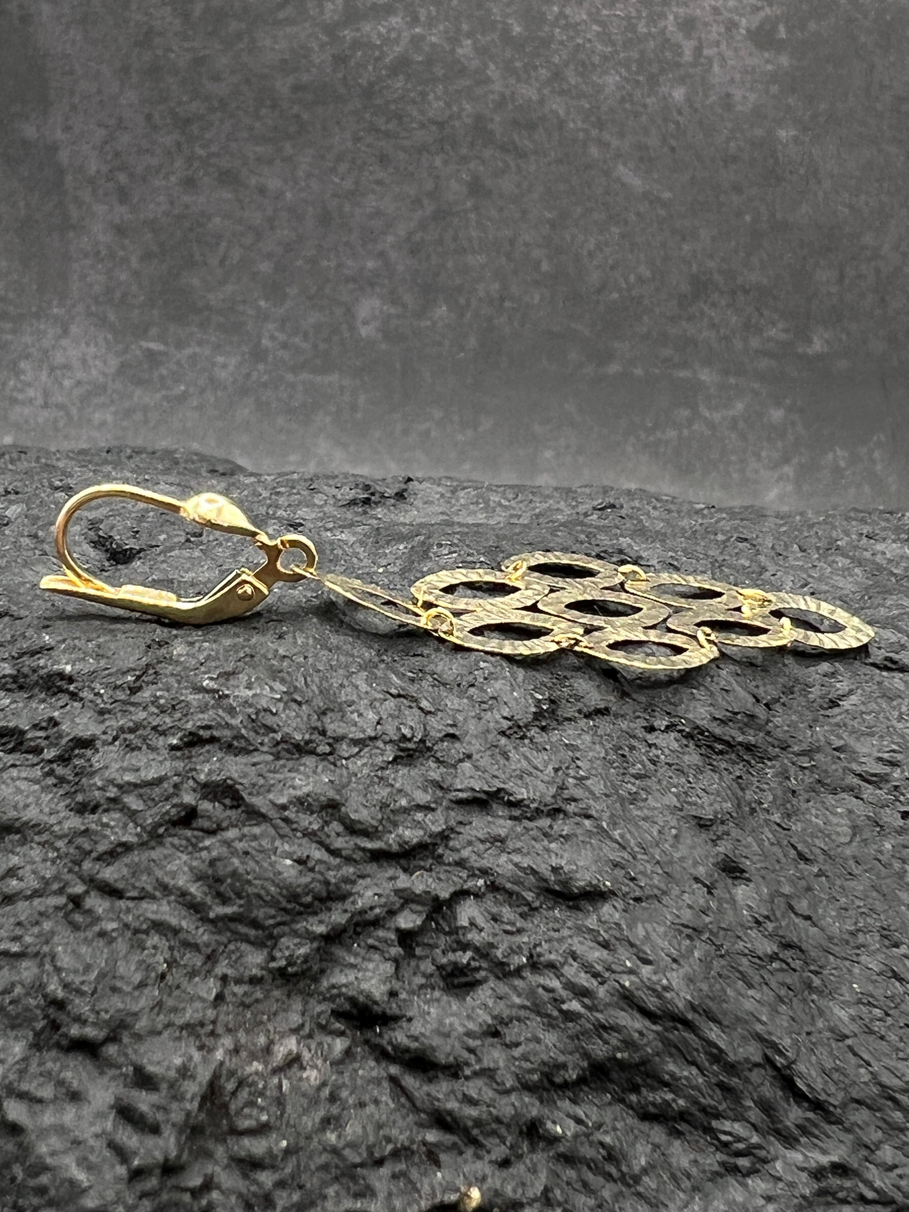 Ohrringe "Eleganz" · 585 Gold · Gelbgold  · Hänger