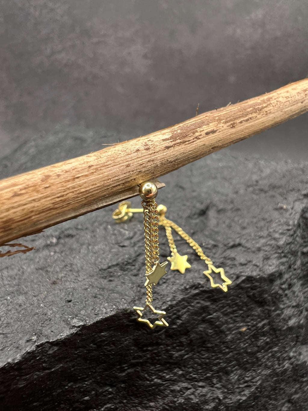 Damen Ohrstecker 333 Gelbgold · Sterne · Ketten · Zarte Ohrhänger