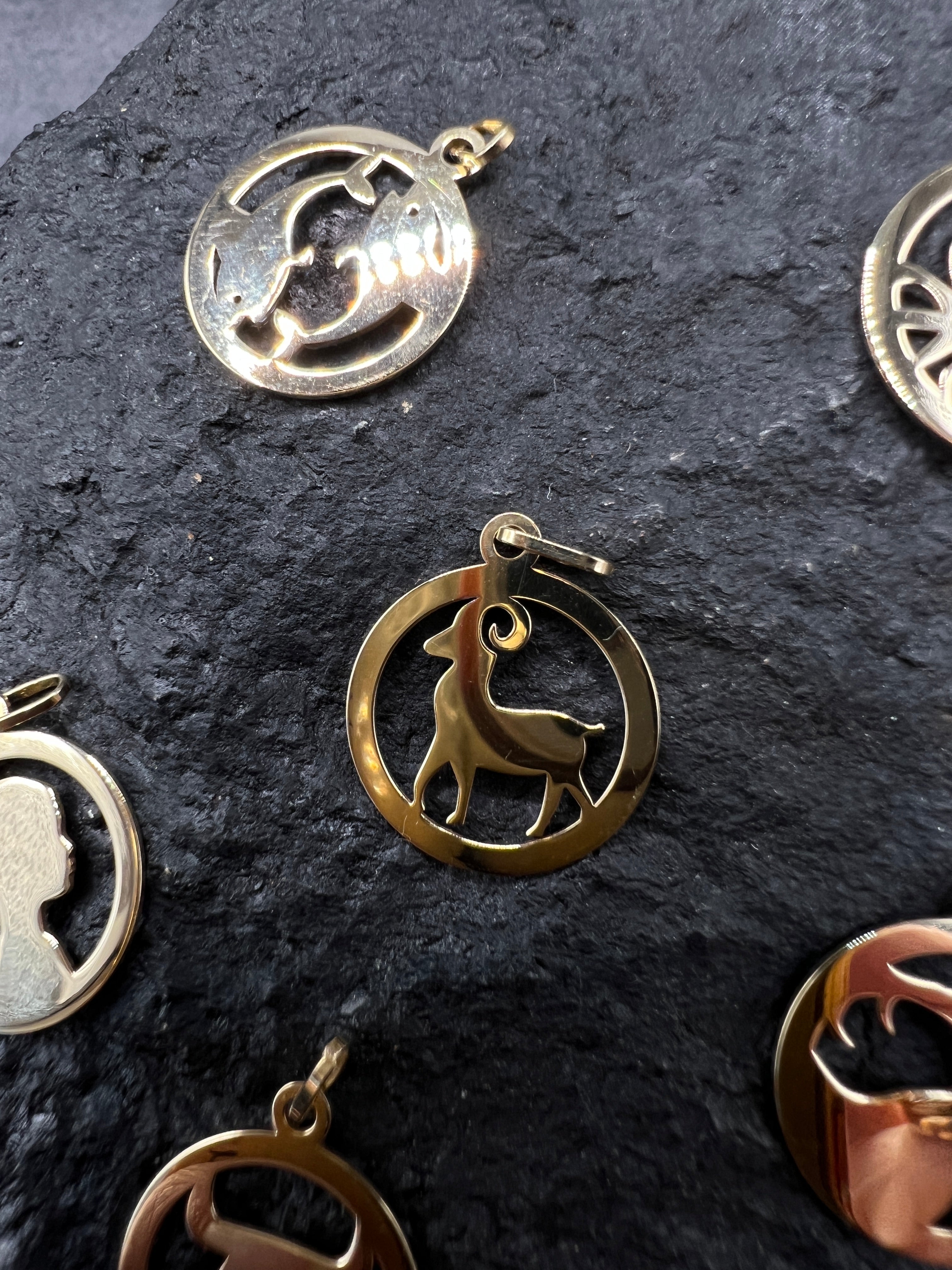 Kollektion Sternzeichen-Anhänger • 585 Gelbgold • Unisex
