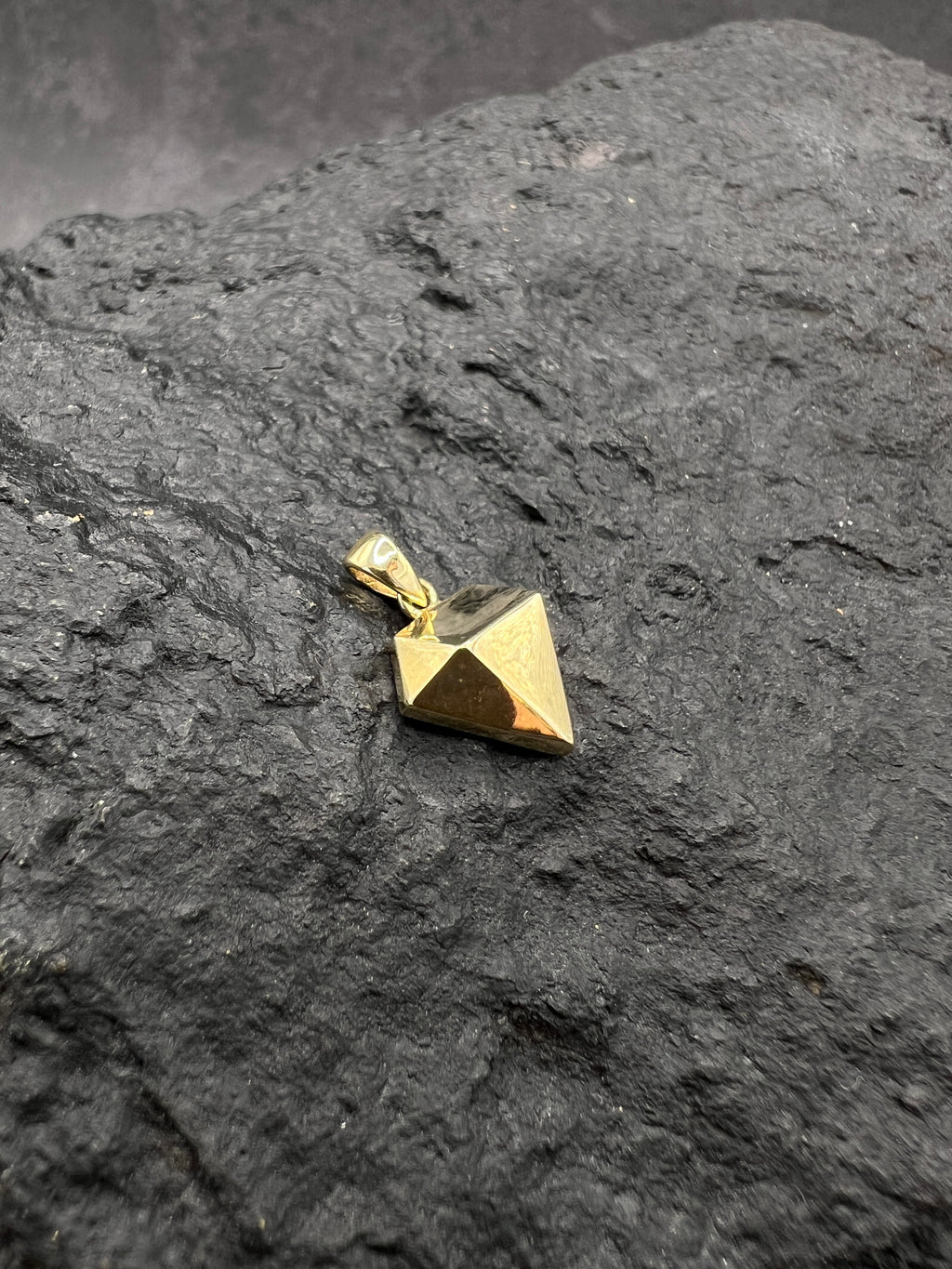 Anhänger · Diamant · 585 Gold · Gelbgold · personalisierbar  ·Unisex