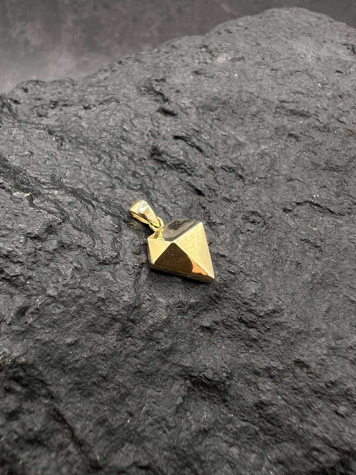 Anhänger · Diamant · 585 Gold · Gelbgold · personalisierbar  ·Unisex