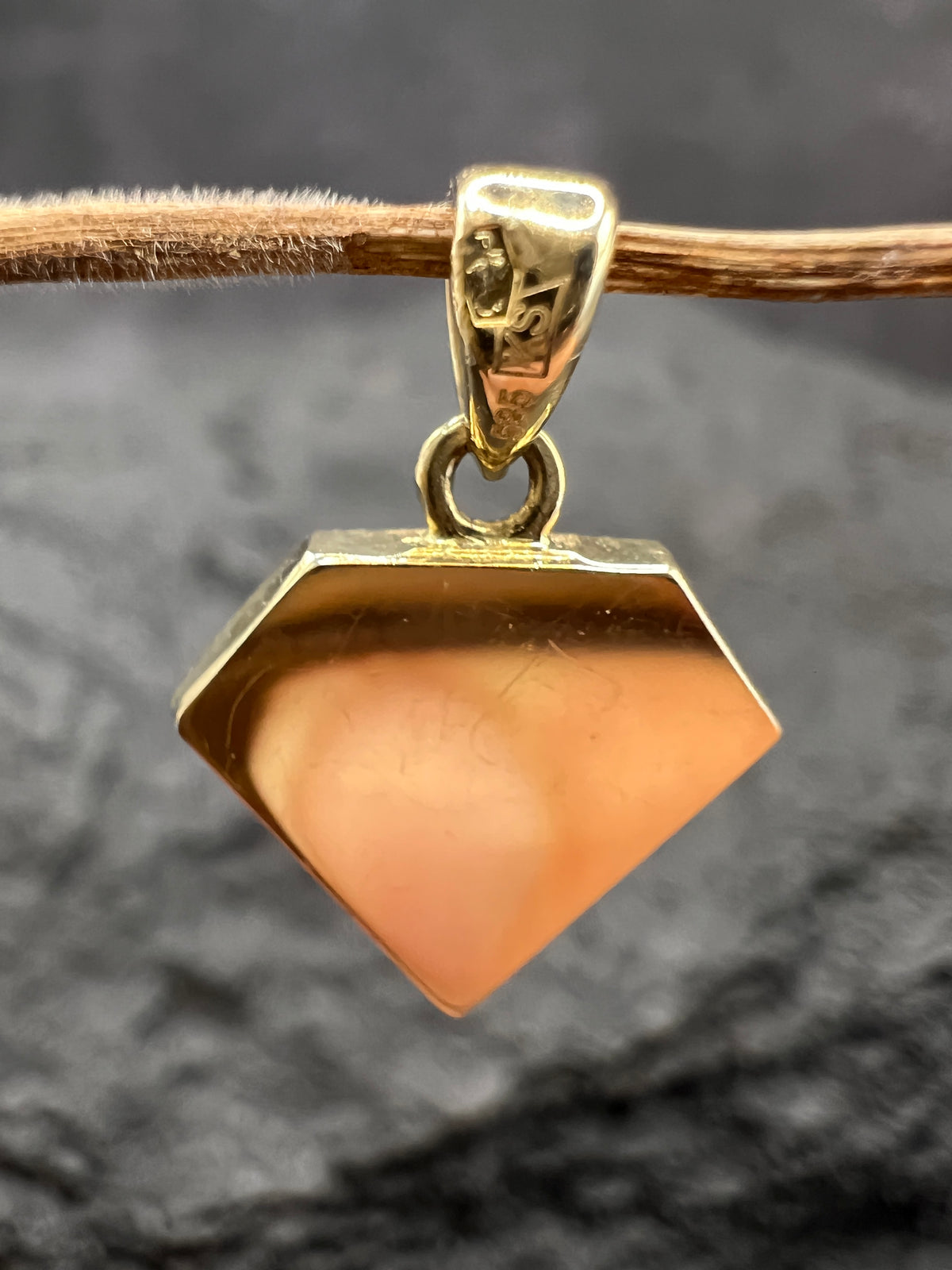 Anhänger · Diamant · 585 Gold · Gelbgold · personalisierbar  ·Unisex