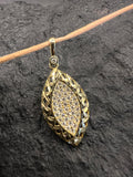 585 Gold Anhänger • Modern • Gelbgold • Zirkonia