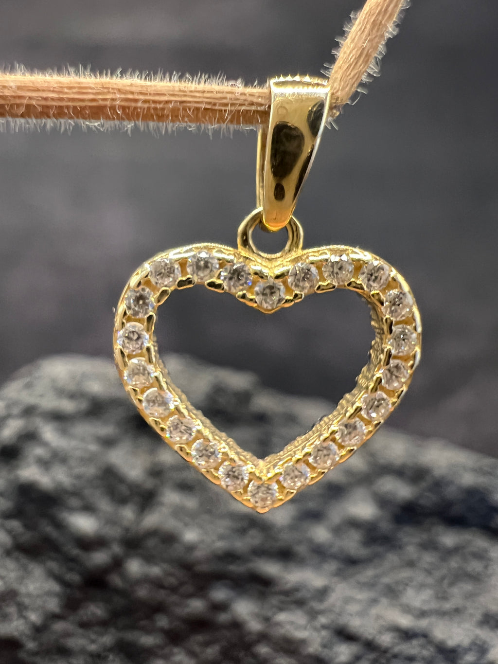 585 Gold · Herz-Kollektion · wendbare Herzen · Zirkonia